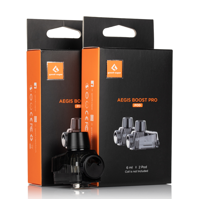 GEEKVAPE – VAPE PODS REPLACEMENT – AEGIS BOOST PRO POD KIT – 6ML – 1CT – [MSRP: $14-$21]