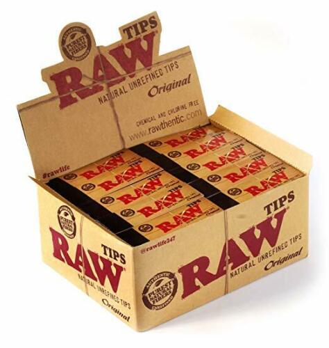 RAW – TIPS & FILTERS – ORIGINAL NATURAL TIPS – 50CT DSPL – [MSRP: $1 EACH]