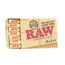 RAW – TIPS & FILTERS – PRE-ROLLED PERFECTO CONE TIPS – 20CT DSPL – [MSRP: $4 EACH]