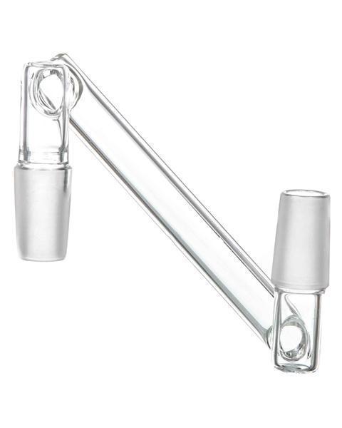 GLASS – DROP DOWN ADAPTER – GLASS ACCESSORIES – CLEAR GLASS – VARIOUS SIZES – MALE & FEMALE – 1CT – [MSRP: $9]