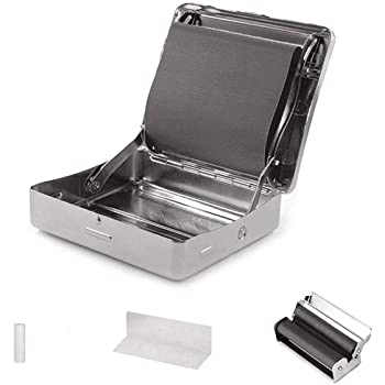 ROLLING BOX – PAPERS & TUBES ACCESSORIES – ADJUSTABLE – SILVER – 1UNIT – [MSRP: $60]