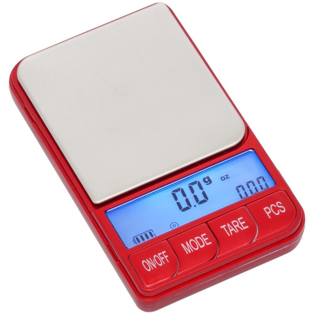 DIGITZ – SCALES – RED TRAP DIGITAL SCALE – 1200G X 0.1G – 1CT – TRAP-1200-RED – [MSRP: $24]