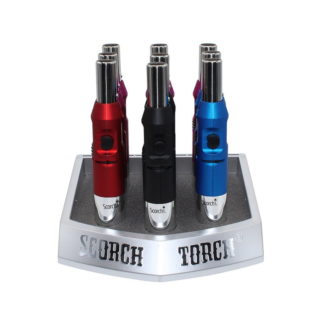 SCORCH – TORCH LIGHTERS – NEW PENCIL COLOR – 9CT DISPLAY – 61549 – [MSRP: $23.50 EACH]
