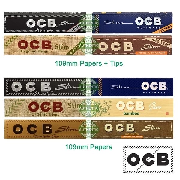 OCB – BAMBOO – PRE-ROLLED CONES – 32PK DISPLAY – [MSRP: $3.50 EACH]