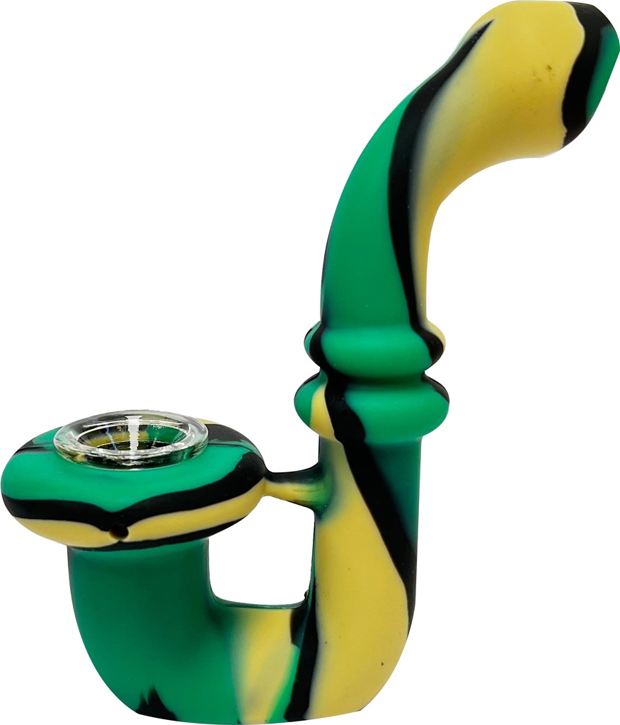 GANDALF – SILICONE PIPE – GLASS ACCESSORIES – ASSORTED COLORS – 1CT – SILIC-01226 – [MSRP: $12]