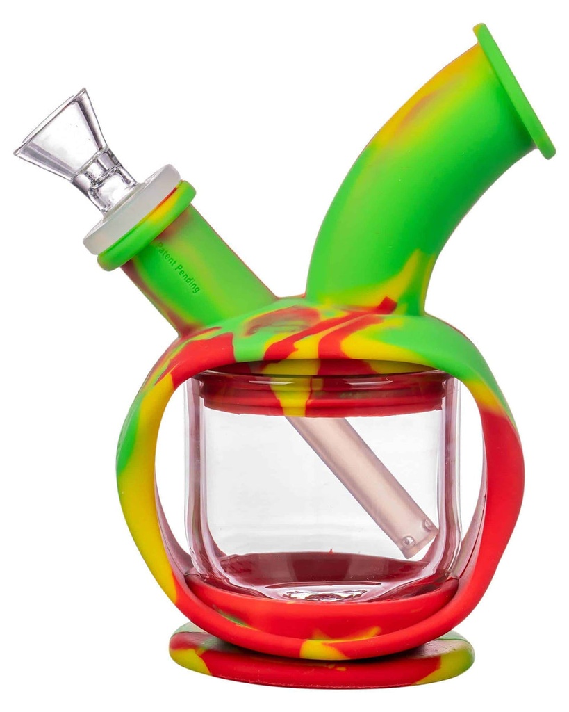 BUCKET BANG HYBRID BONG – SILICON WATER PIPES – 1CT – SL202 – [MSRP: $48]