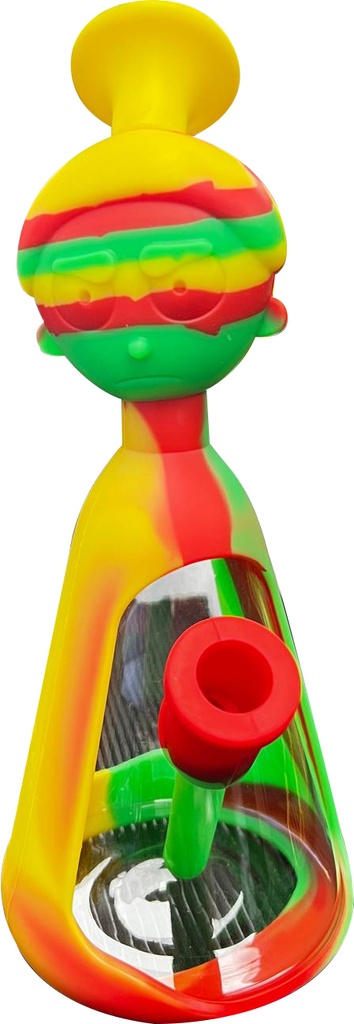 HYBRID BONG – SILICON WATER PIPES – 1CT – SL211 – [MSRP: $32.50]