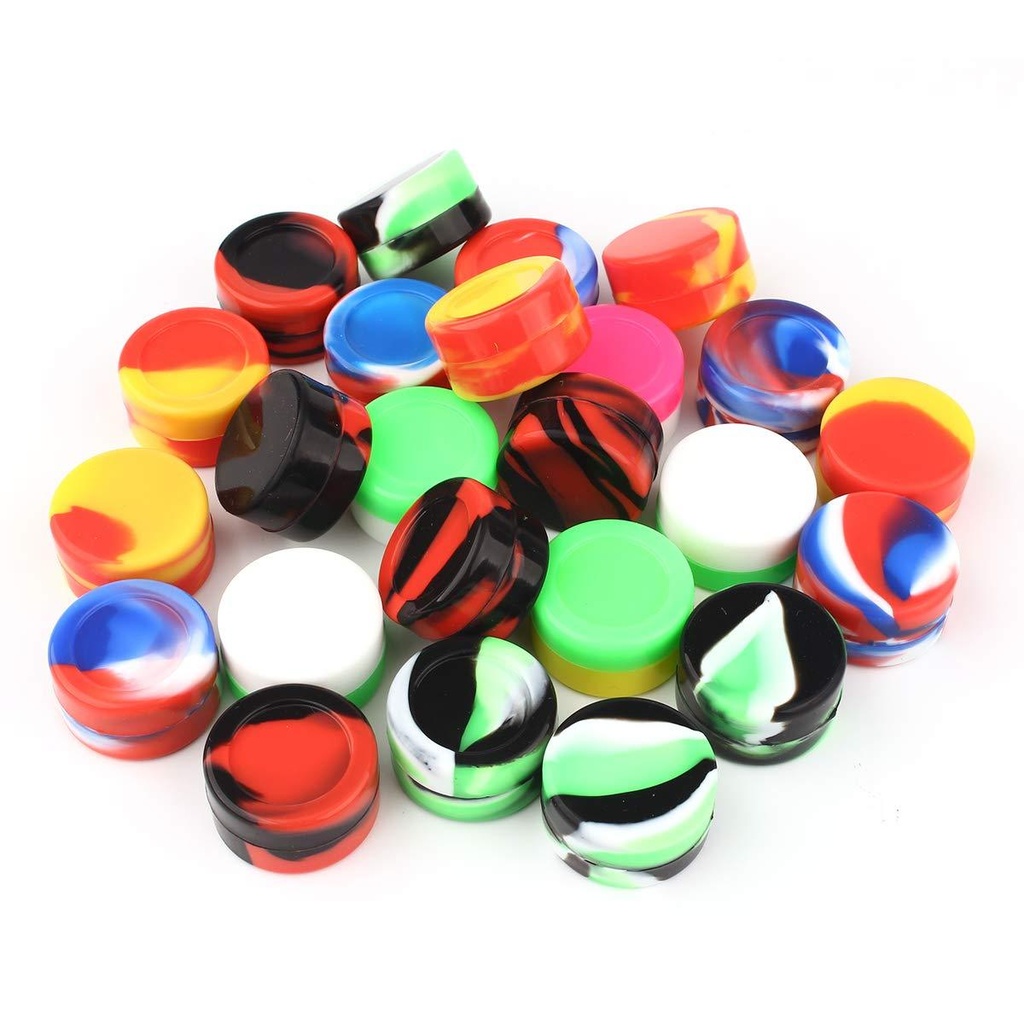 SILICONE – CONTAINERS & JARS – MULTICOLOR – 1CT – [MSRP: $1.50]