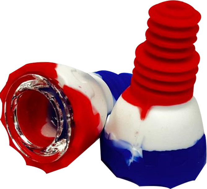 HYBRID SILICONE & GLASS BOWL – SILICON ACCESSORIES – 1CT – SL252 – [MSRP: $7.50]