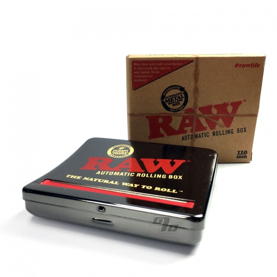 RAW – AUTOMATIC ROLLING BOX – PAPERS & TUBES ACCESSORIES – 70MM, 79MM & 110MM – 1UNIT – [MSRP: $20-$30]