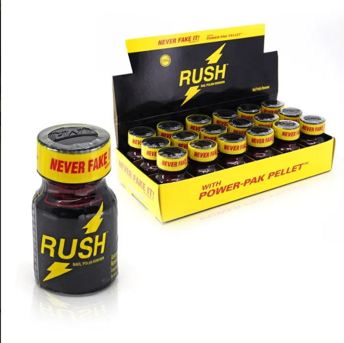 RUSH – NAIL POLISH REMOVER – SOLVENT CLEANER – 10ML – 18CT DISPLAY – NAIL CARE & ACCESSORIES – 1CT – [MSRP: $11.50 EACH]