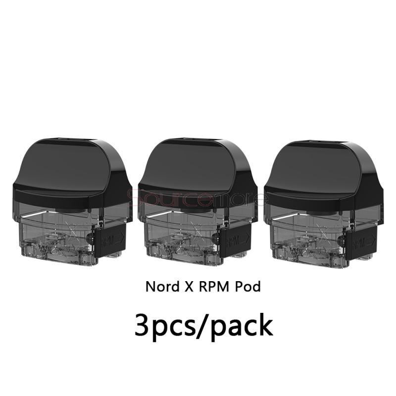 SMOK – VAPE PODS REPLACEMENT – NORD X REPLACEMENT PODS – EMPTY RPM – 1CT – [MSRP: $12.50]