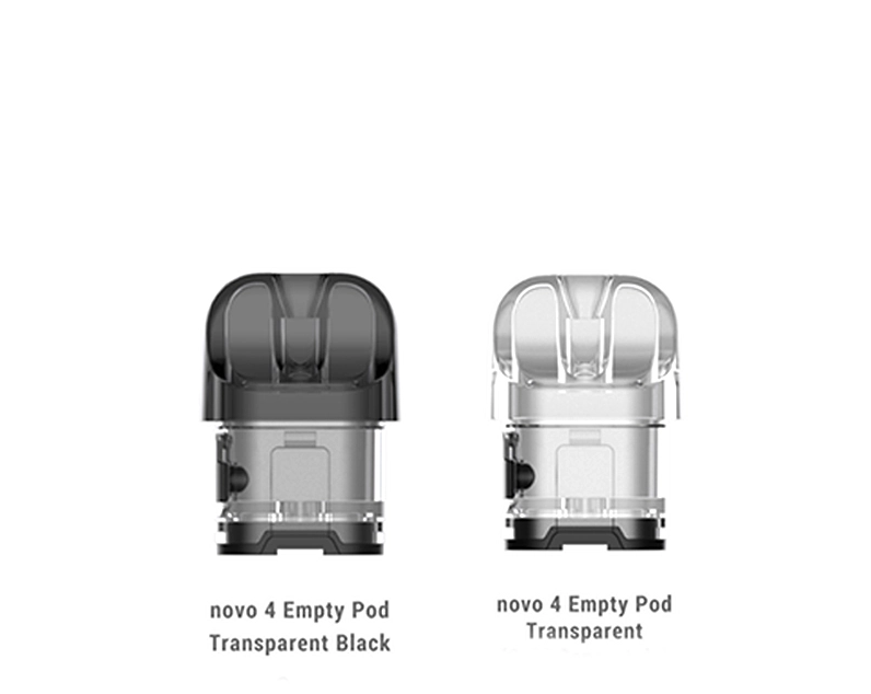 SMOK – VAPE PODS REPLACEMENT – NOVO 4 REPLACEMENT PODS – EMPTY – VARIOUS COLORS – 2ML – 3CT – [MSRP: $5 EACH]