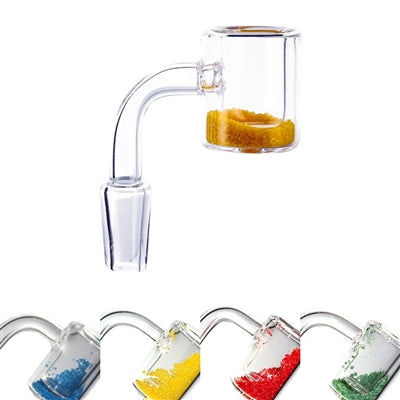 GLASS – THERMAL QUARTZ BANGER – GLASS ACCESSORIES – COLOR CHANGING – VARIOUS SIZES – 1CT – [MSRP: $15]