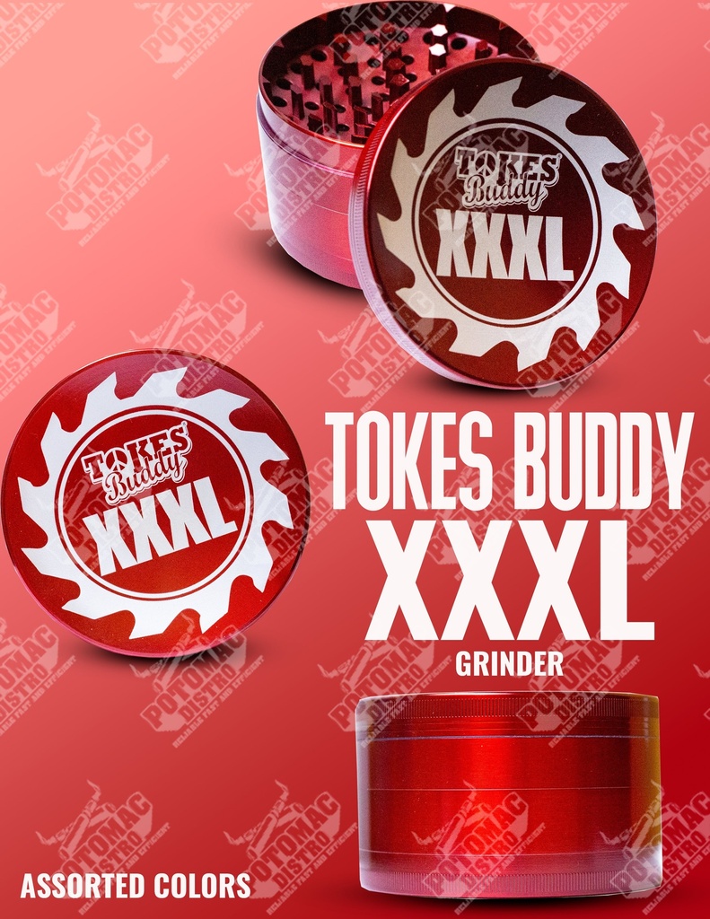 TOKES BUDDY® – GRINDERS – COVED – 100MM – 1CT – TBGC100 – [MSRP: $57.50]