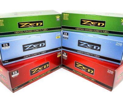ZEN – CIGARETTE FILTER TUBES – VARIOUS FLAVORS – KINGS & 100MM – 250 CT – 1UNIT – [MSRP: $6]