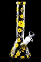HONEY BEE – GLASS WATER PIPE – BOTTOM BEAKER – 14-INCH – GLOW IN THE DARK – 1CT – GB027 – [MSRP: $64.50]