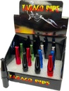 ZEPPELIN – METAL PIPES – ONE-HITTER CHILLUM DESIGN – 3-INCH – 12CT DISPLAY – B14 – [MSRP: $4 EACH]