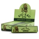 ZIG ZAG – ROLLING PAPERS – ORGANIC HEMP – 1 1/4 & KING SIZE – 24CT DSPL – [MSRP: $3.50 EACH]