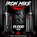 TYSON 2.0 – IRON MIKE – DISPOSABLE VAPE – 15000 PUFFS – 14ML – 5% NIC – VARIOUS FLAVORS – 5CT – [MSRP: $26 EACH]