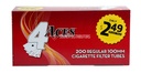 4ACES – CIGARETTE FILTER TUBES – VARIOUS FLAVORS – KINGS & 100MM – 200 CT – 1UNIT – [MSRP: $2.49]