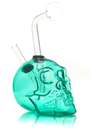 SKULL – OIL BURNER – GLASS WATER PIPE – 6-INCH – ASSORTED COLORS – 1CT – GB1063 – [MSRP: $10]
