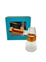 TOP PUFF – GIFT BOX SETUP – GLASS WATER PIPE – 100MM – 1CT – YD2040-60-TOP – [MSRP: $50]
