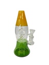 LAVA COLOR HEAD – GLASS WATER PIPE – 8-INCH – 1CT – GB1036 – [MSRP: $71]