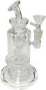 AMAZING INLINE RECYCLER – GLASS WATER PIPE – HEAVY GLASS – 1CT – GB1011 – [MSRP: $67.50]