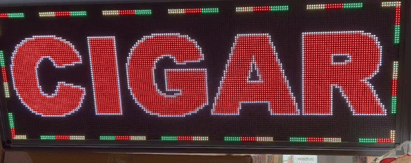 LED SIGN – SCREEN P5 RGB – 103×40 – PICTURE+LETTERS – LED SIGN & OUTDOOR DISPLAY – 1CT – P5-10340 – [MSRP: $STORE USE]