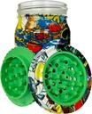 MASON JAR – GRINDERS – 128MM – 6CT DISPLAY – GR118 – [MSRP: $16.50 EACH]