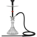 MYA – HOOKAH – CRYSTAL SILVER SERIES – MIX COLORS – PREMIUM GLASS DESIGN – 1CT – 297 NQ – [MSRP: $350]
