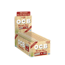 OCB – ROLLING PAPERS – BROWN RICE UNBLEACHED WITH TIPS – 1 1/4 – 24CT DSPL – [MSRP: $4.50 EACH]
