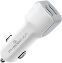 PI SIGMA – BATTERIES & CHARGERS – DUAL USB CAR CHARGER ADAPTER – 1CT – [MSRP: $6.99]