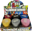 TOKES BUDDY PREMIUM – GRINDERS – 4-PIECE – 63MM – 6CT DISPLAY – GRA-12 – [MSRP: $34.50 EACH]