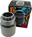 TOKES BUDDY PREMIUM – GRINDERS – 3-LAYER W/ BUILT-IN JAR – 69MM – 1GIFT BOX – GRA-1 – [MSRP: $37.50]