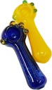 COLORS – GLASS HAND PIPE – GLASS ACCESSORIES – 4-INCH 80G WEIGHT – 2CT – 2X-GL-09334 – [MSRP: $7 EACH]