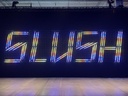 LED SIGN – "SLUSH" – 69×25.5×4.5 CM – WHITE & RED – LED SIGN & OUTDOOR DISPLAY – 1CT – LED S-10299 – [MSRP: $STORE USE]