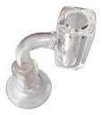 GLASS – QUARTZ BANGER – GLASS ACCESSORIES – SQUARE BANGER – 14MM – THICK – 2CT – 2X-400333 – [MSRP: $7 EACH]