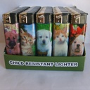 G STAR – LIGHTERS – DISPOSABLE FLINT – CUTE DOGS & CATS PET DESIGNS – 50CT DISPLAY – 105656 – [MSRP: $1 EACH]