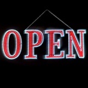 LED SIGN – "OPEN" – WHITE & GREEN – 14×40×1.2 – LED SIGN & OUTDOOR DISPLAY – 1CT – LED - 106178 – [MSRP: $STORE USE]