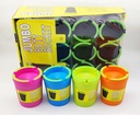 BUTT BUCKET JUMBO – GLOW IN THE DARK ASHTRAY – ⭐ JUMBO LUMINOUS TOP ⭐ – 12CT DISPLAY – 🔥 – [MSRP: $6.50 EACH]