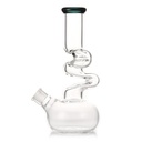 ZONG BALL BOTTOM – GLASS WATER PIPES – DRY RIG – 13 INCH – 1CT – XYZ-297 – [MSRP: $40]
