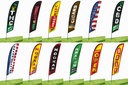FEATHER FLAGS – 10 OPTIONS – BUSINESS PROMOTION – LED SIGN & OUTDOOR DISPLAY – 1CT – [MSRP: $STORE USE]