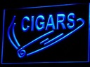 LED SIGN – "CIGARS" – WHITE & LT BLUE – 7×26 – LED SIGN & OUTDOOR DISPLAY – 1CT – LED - 108151 – [MSRP: $STORE USE]