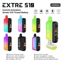 ANIMATION SCREEN – 510 VAPE BATTERIES – 650MAH – VARIOUS COLORS – 5CT – [MSRP: $21 EACH]