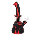 BENT NECK HYBRID DRY RIG – SILICON WATER PIPES – MULTI-COLOR – 1CT – SL108 – [MSRP: $55.50]