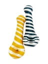 CANDY CANE SWIRL – GLASS HAND PIPE – GLASS ACCESSORIES – 4-INCH RED & WHITE BOROSILICATE – 85G – 2CT – 2XHP-108889 – [MSRP: $12 EACH]