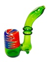 ZIGZAG – GLASS HAND PIPE – 4.5-INCH – ASSORTED COLORS – 1CT – 1XHP-108897 – [MSRP: $15.50]