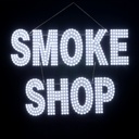 LED SIGN – "SMOKE SHOP" – 15×24×1.2 – WHITE & RED – LED SIGN & OUTDOOR DISPLAY – 1CT – EP-SMOKES5MIX-R 3S – [MSRP: $STORE USE]